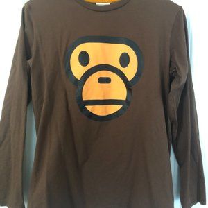 Bape A Bathing Ape Long Sleeve Tee Shirt